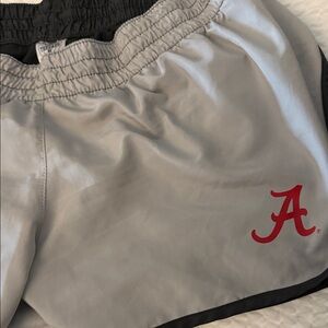 Rivalry Threads Gray and Black Women's Bike Shorts